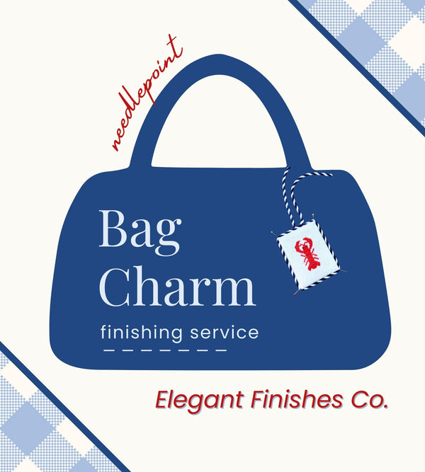 Needlepoint Bag Charm Finishing Service | Quick TAT