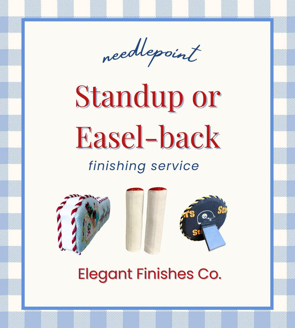 Needlepoint Standup/Easel-back Finishing Service | Letter Boxes | Matchboxes | Quick TAT